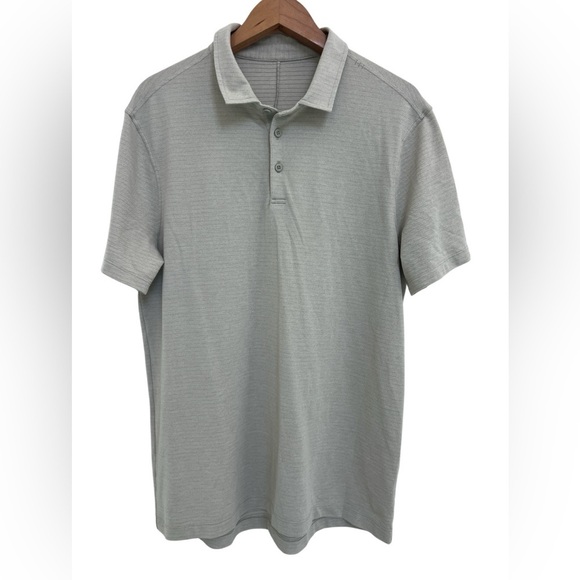 Lululemon Evolution Men's Gray Polo Shirt - Picture 1 of 6